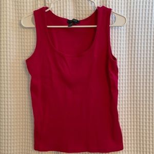 Lauren - Ralph Lauren hot pink tank size Large